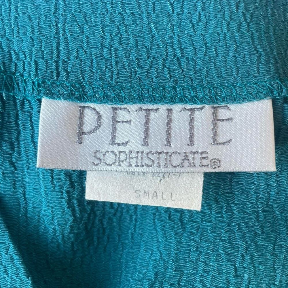 Teal Button Down - Picture 2 of 3